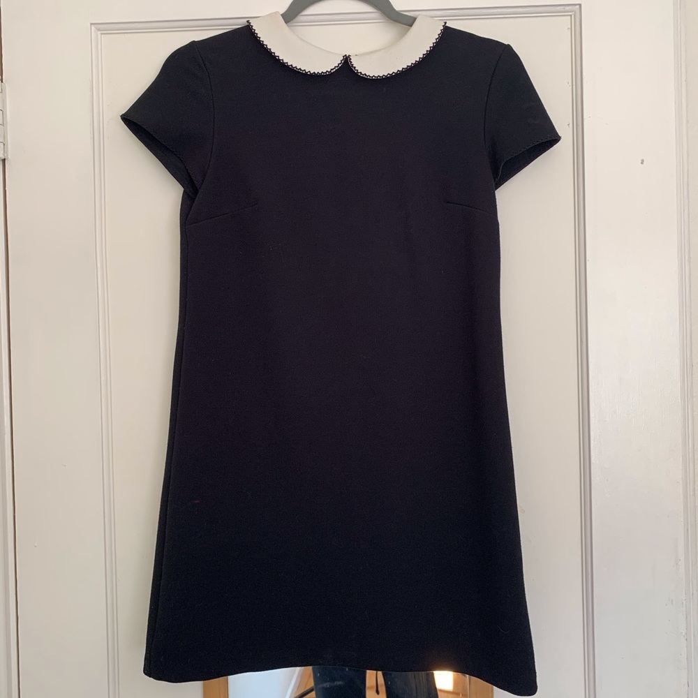 Cooperative Black/White Dress w/ Peter Pan Collar
